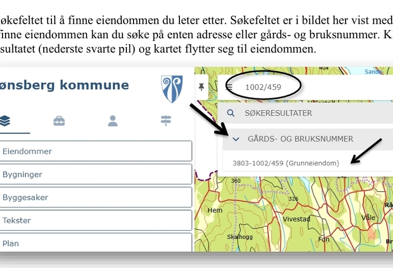 Kart som verktøy i byggesøknaden
